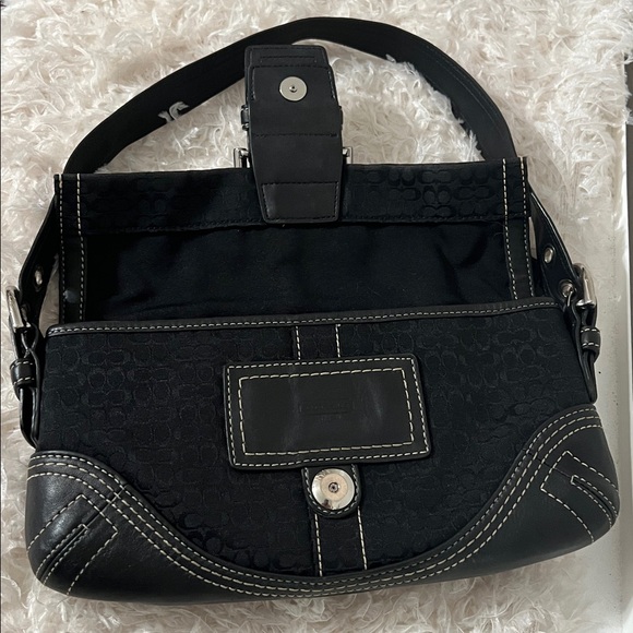 Coach Black Mini Signature 3628 Shoulder Bag - Picture 12 of 16